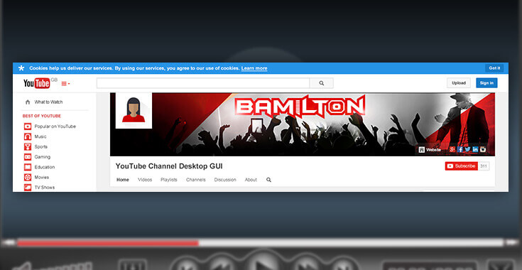 youtube channel art design youtube banner design prodesigns youtube channel art designers