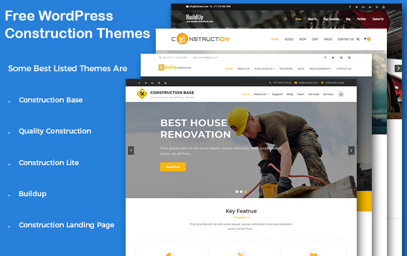 Free WordPress Construction Company Themes