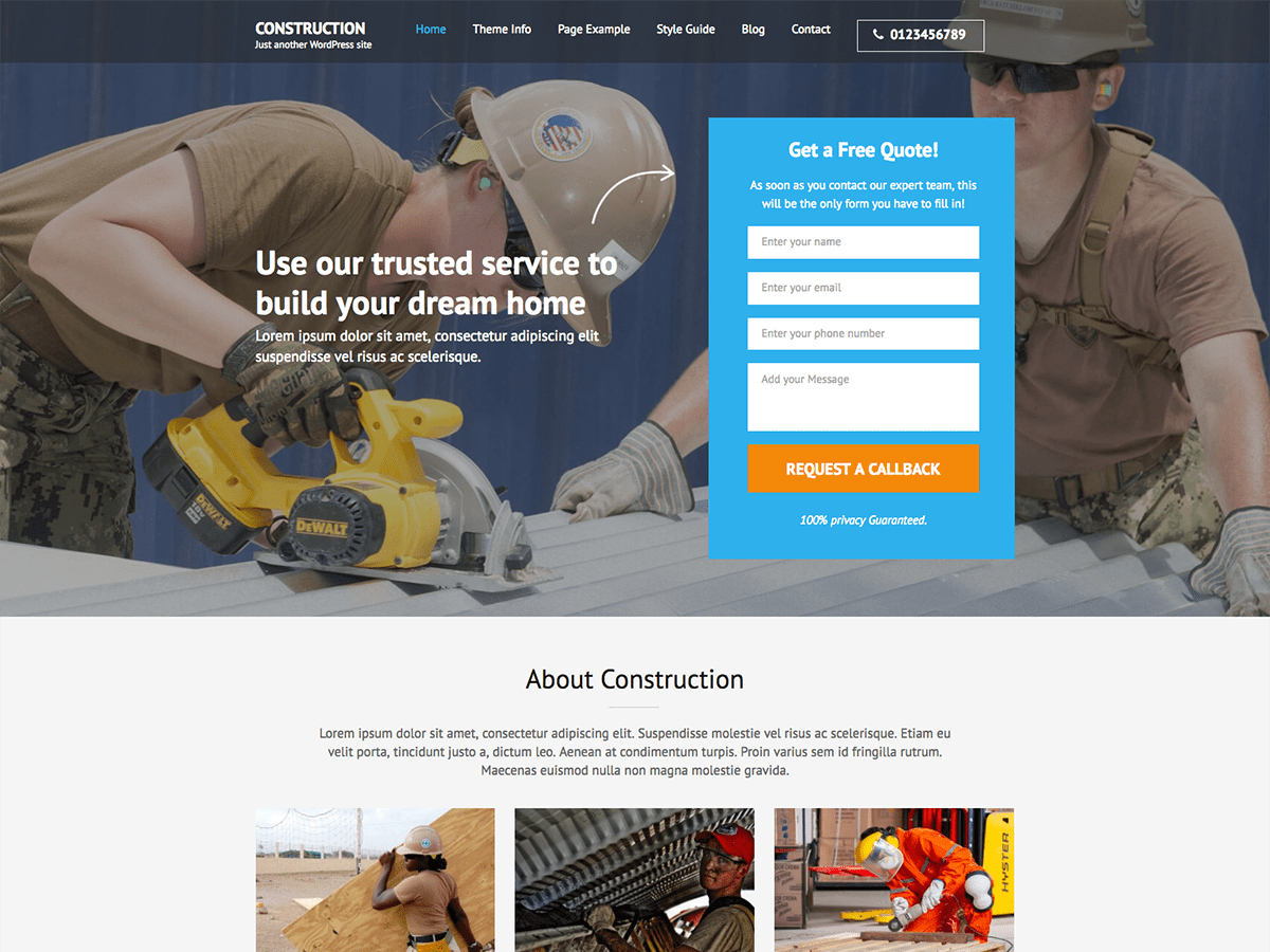 construction-landing-page
