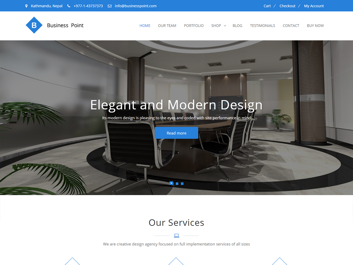 business point plus a top responsive wordpress business theme point theme